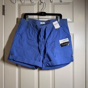 Women's Casual Blue Athletic Shorts Size LP